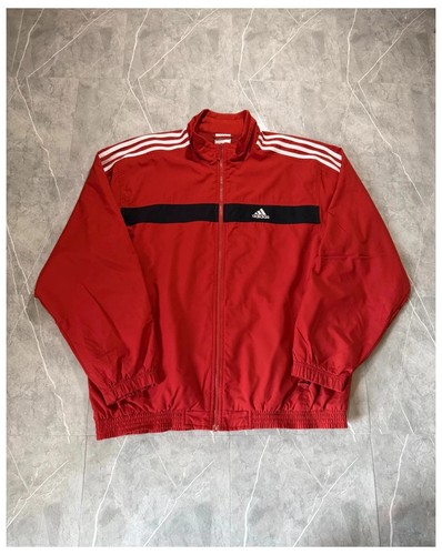 Trackjacket rouge adidas - trackjacket,