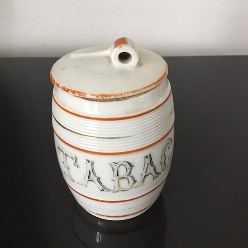 Ancien pot tabac en - ancien, a