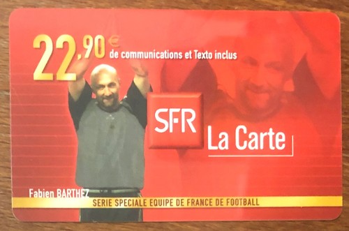 Barthez sfr carte 90 - la,