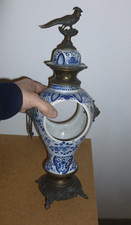 horloge faience  antique  Boch