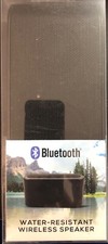  Water Resistant Bluetooth Speaker - Black. Free US Shipping 