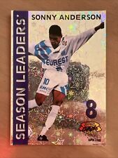 CARD  PANINI SONNY ANDERSON - 1995 SEASON LEADERS MARSEILLE - SUPER STARS SL07