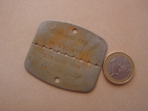 Insigne plaque identite - plaque,