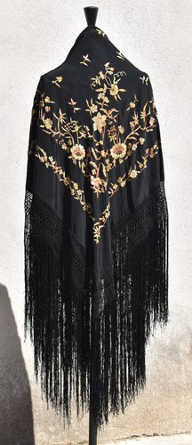 Châle vintage manton - , de