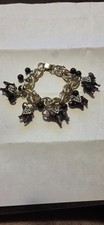 Bracelet with purple elephants