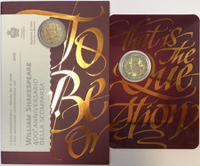 SAINT-MARIN - 2 Euro commémorative 2016 - WILLIAM SHAKESPEARE // Qualité : BU