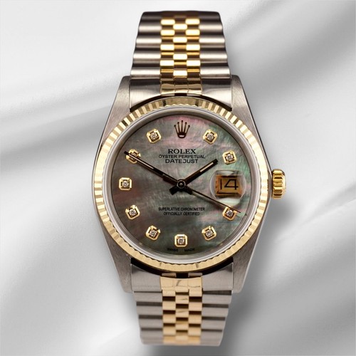 Rolex datejust 36mm - rolex, yellowgold