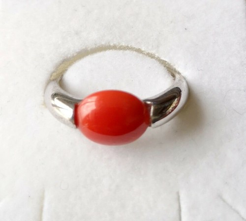 Bague corail taille sur - en, 53