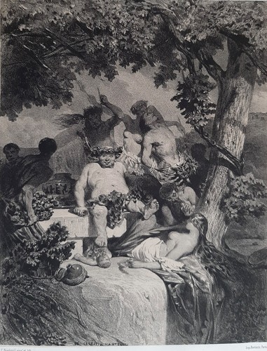 Scène bachique par celestin - scène,