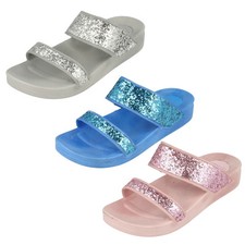 Mules À Talons Mi-Hautes À