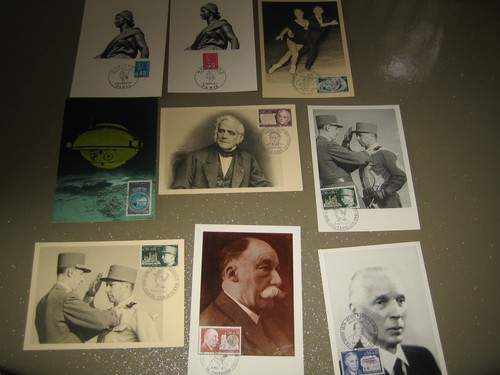 Lot cartes 1er jour 1971 - jour,