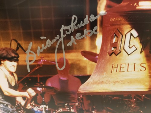 Autographed acdc brian johnson - autographed, acdc/brian