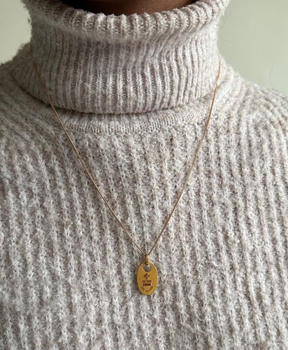 Chaîne médaille d amour - +,