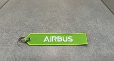 PORTE-CLES CLEF KEY KEYCHAIN VERT BANDEAU VALISE AVIATION AVION AIRBUS AT 2