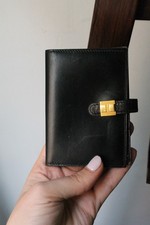 Hermès porte-cartes en cuir