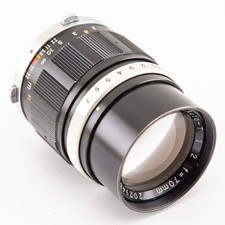 Objectif Olympus Pen F.Zuiko Auto-T 70mm f2 / half-frame lens Pen F FT