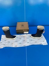 Bottes de pluie AIGLE 28 bleu marine blanc enfant LOLLY POPE mixte Livré Gratuit