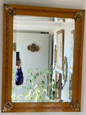 Miroir Ancien Charles X XIXe - Glace Mercure - Déco Loft Antique