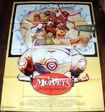 THE MUPPET MOViE James Frawley  Jim Henson  Frank Oz  LARGE french POSTER