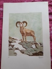 GENEVOIX Maurice- Lithographie