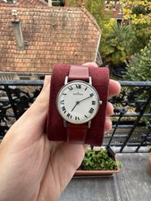 Montre Michel Herbelin - Bracelet Lip cuir bordeaux