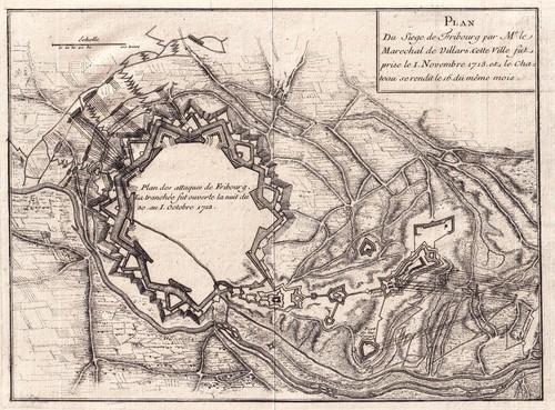 Plan xviiie siège fribourg - plan,