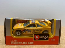 BURAGO PEUGEOT 405 RAID EN BOITE 1/43 E7
