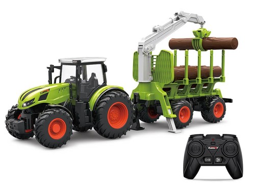 Tracteur vert avec - vert,