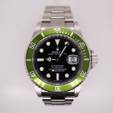 Rolex Submariner Date Kermit 40Mm Lunette Verte Acier Cadran Noir Montre 16610Lv