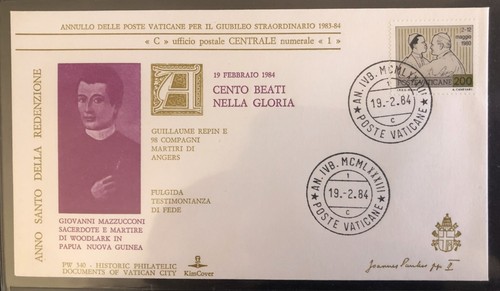 Fdc vatican pope john - fdc,, vatican,