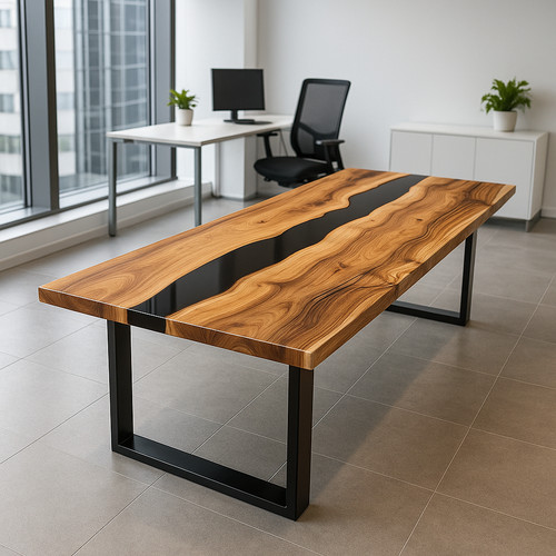 Table rivière résine - table, de