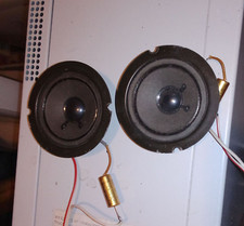 Deux petits tweeter aigus  pour  petites enceintes 25w  60/40mm interne