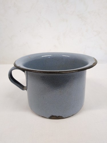 Pot chambre émaillé - pot,