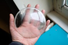 Vintage Cyclomoteur Moto Vitre Plastique Optique Phare VETTA 130 TP 567 133,5mm