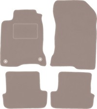 Tapis de sol en velours Beige