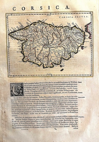 Blaeu corse carte ancienne - blaeu,,