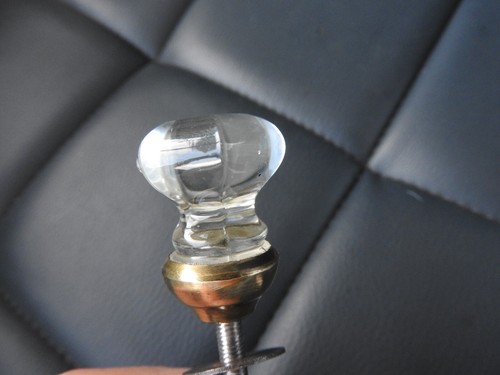 Ancien bouton poignée cristal - poignée,