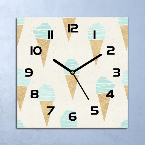 Horloge murale verre - horloge,
