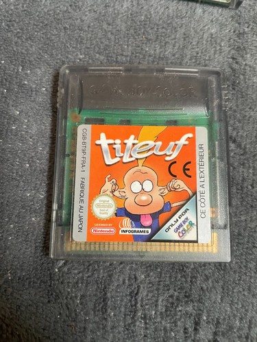 Titeuf sur gameboy color - gameboy,