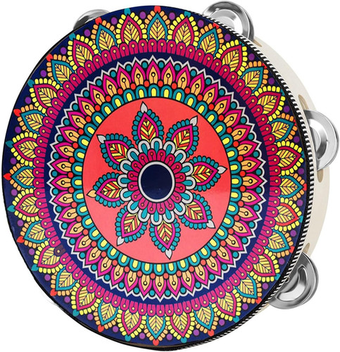 Tambourin bois - tambourin, en