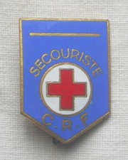 Insigne Chef d'Equipe Secouriste Croix Rouge Française 1940 - 1950