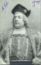 M.Tatin, Fugère dans la Basoche Vintage silver print on postcard paper Tirage 