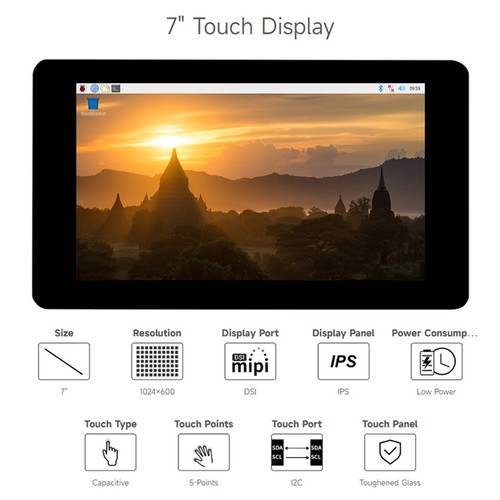 écran tactile capacitif ips - capacitif, 7