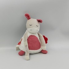 Doudou ane cheval blanc rose