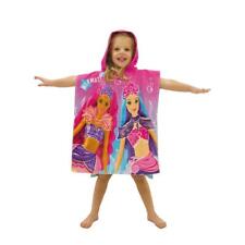 Barbie Mermazing Serviette Poncho Capuche 100% Coton Enfants Peignoir Plage Pool