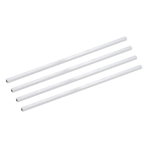 4pcs tube carré aluminium - 4pcs,