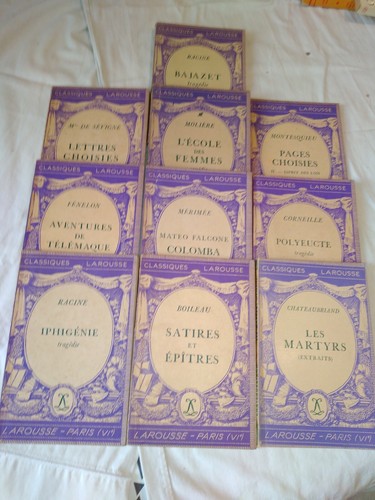 Lot classiques larousse - lot, 10
