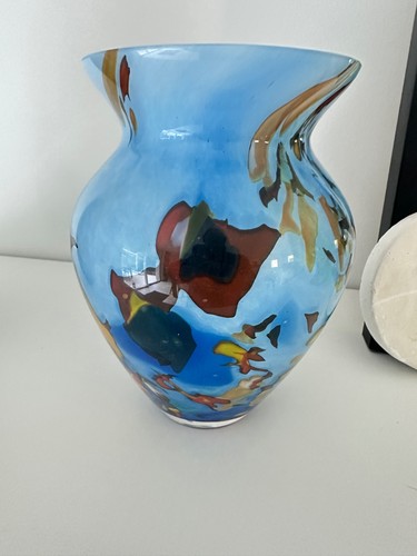 Très beau vase signé - , la