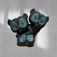 Figurine ours triplés frère