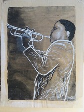 J. BRETON (XX) DESSIN PORTRAIT